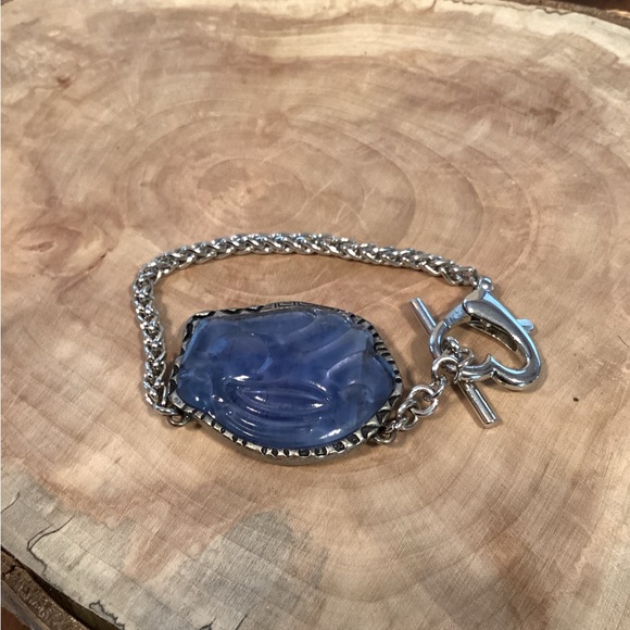 Midnight Blue Glass Bracelet - Picture 4 of 4